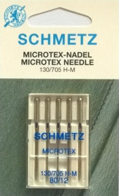 SCHMETZ AGHI MICROTEX NO. 80 - SCHMETZ MICROTEX NADELN NR. 80